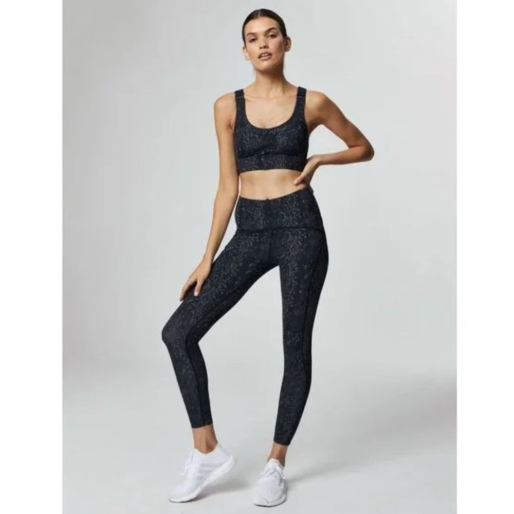 Varley High-waisted snake print leggings